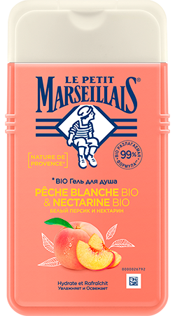 Le Petit Marseillais® BIO Гель для душа «Белый персик и Нектарин» 250 мл фото
