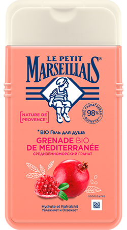 Le Petit Marseillais® BIO* Гель для душа «Средиземноморский гранат», 250 мл - фото